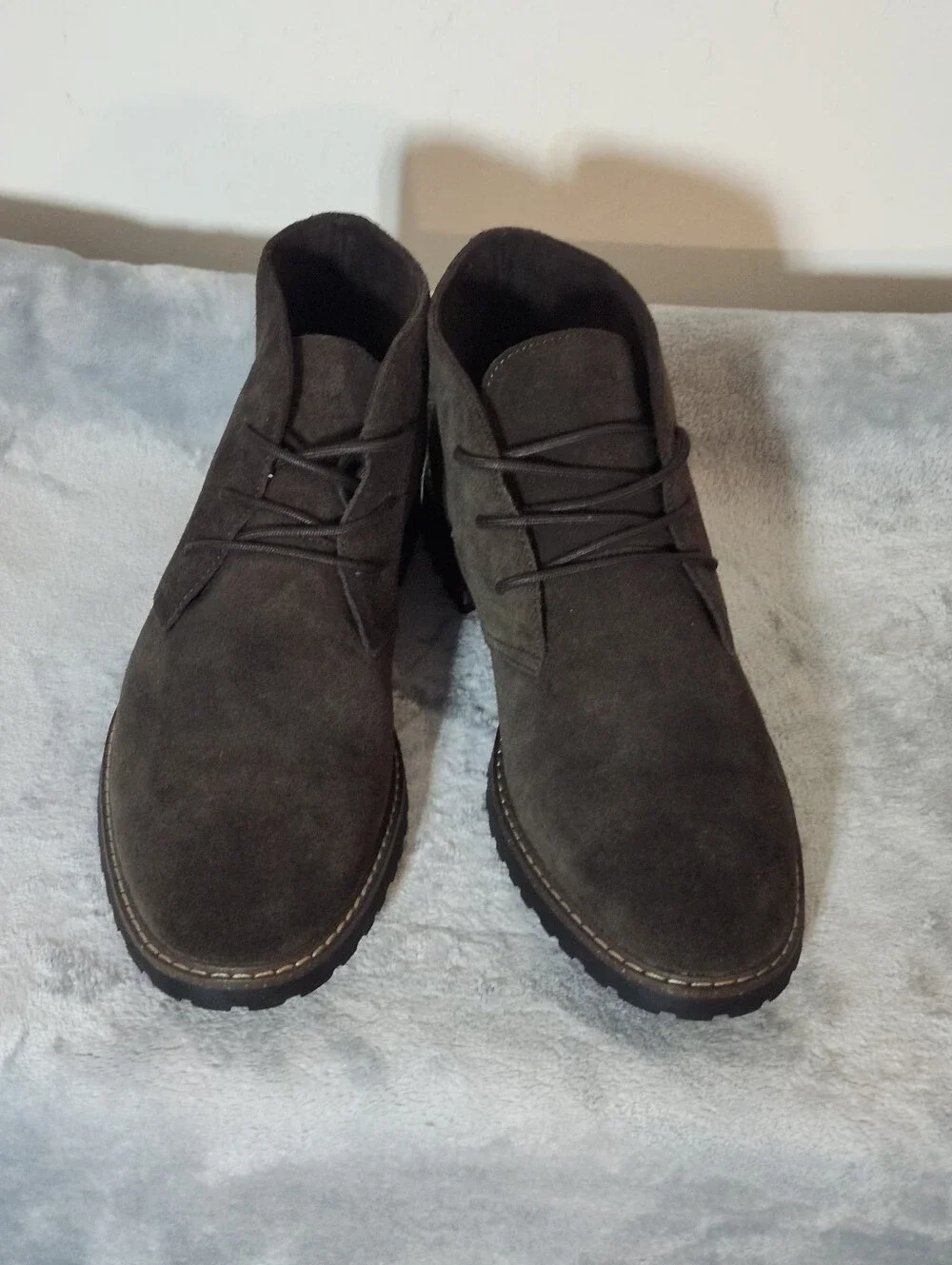ALDO Macklay Suede Lace-Up  Chukka Boots Size :13 Color :Dark Brown